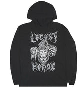 Gears of War Black Hoodie Long Sleeve Shirt w/White Locust Swarm Graphic